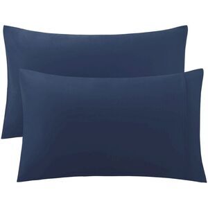 Egyptian Cotton Pillowcases 2Pcs King Pillow Covers, 20"x36" Royal Blue